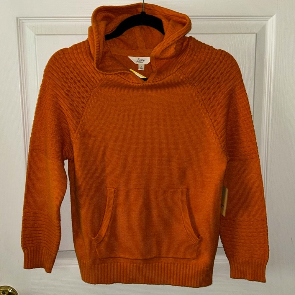 Bixby Nomad Kids The Cozy Sweater Hoodie in Orange 🍁Fall🍁 Size Small (6-7)‎
